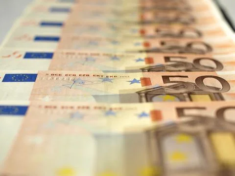 Euro note Stock Photos