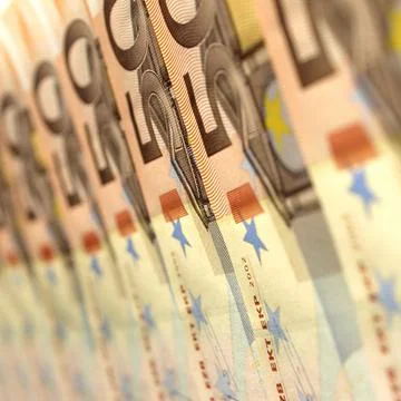 Euro note Stock Photos