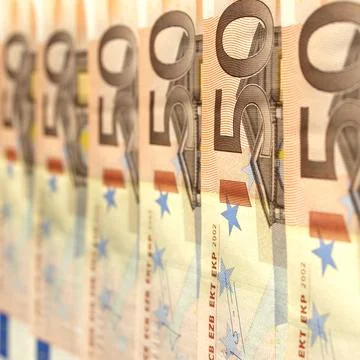 Euro note Stock Photos