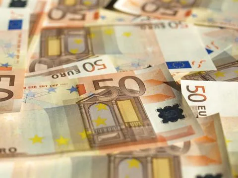 Euro note Stock Photos