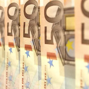 Euro note Stock Photos