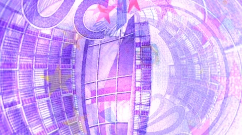 Euro notes Stock Footage 643990
