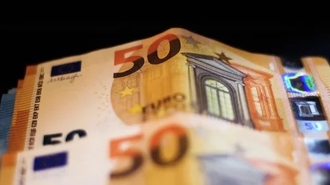 Euro Notes Stock Footage 85187450