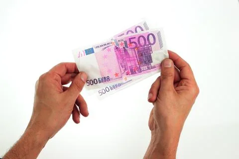Euro notes Stock Photos