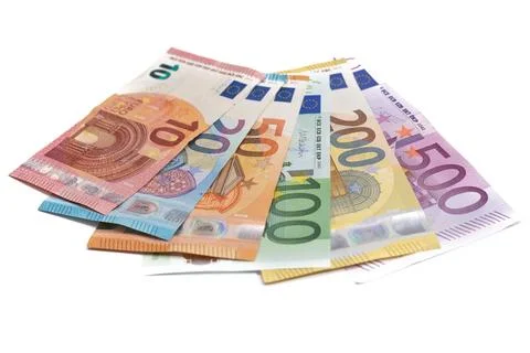 Euro notes Stock Photos