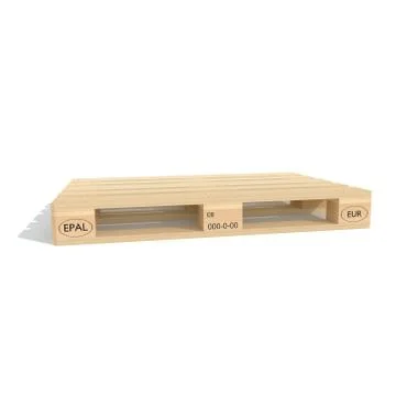 Euro pallet Stock Illustration