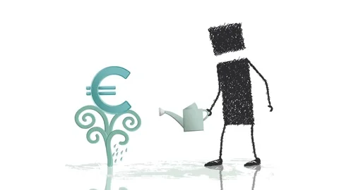 Euro plant Stock Footage 133555438