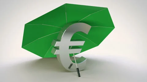 Euro Protection Loop Vídeo Stock 36991242