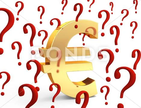 Euro in question Stock Illustration