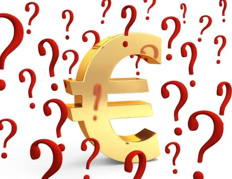 Euro in question Stock Illustration