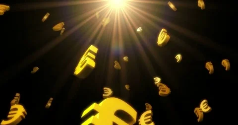 Euro rise 動画素材 69157231