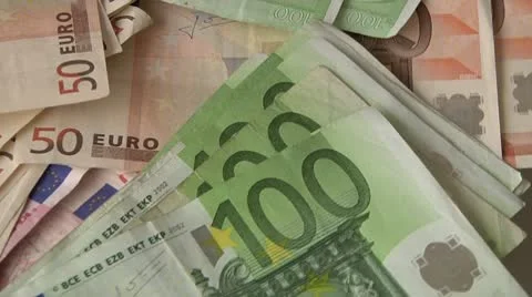 Euro rotating Stock Footage 10012455