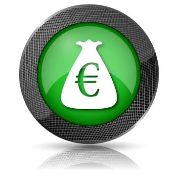 Euro sack icon 스톡 일러스트