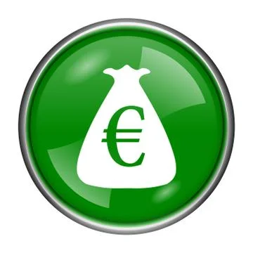 Euro sack icon イラスト素材