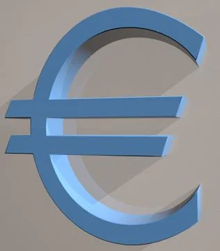 Euro sign Stock Illustration