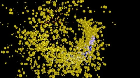 Euro star comet small  with alpha Stock Footage 10794984