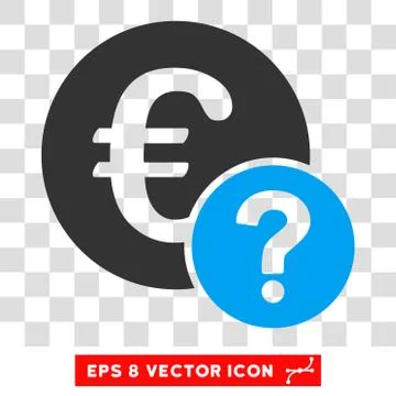 Euro Status Eps Vector Icon Ilustração Stock