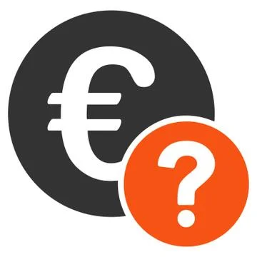 Euro status icon Stock Illustration