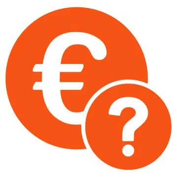Euro status icon Stock Illustration