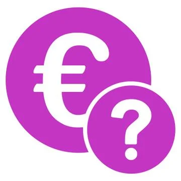 Euro status icon Stock Illustration