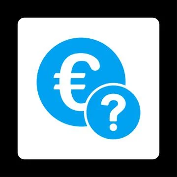 Euro status icon Stock Illustration