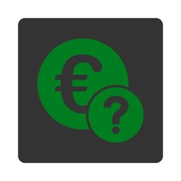 Euro status icon Stock Illustration