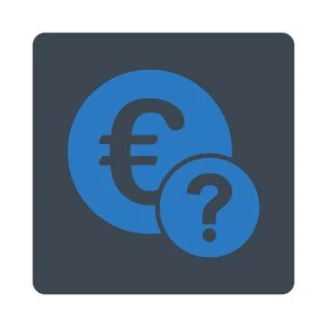 Euro status icon Stock Illustration