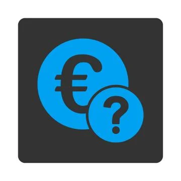 Euro status icon Stock Illustration