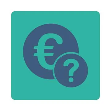 Euro status icon Stock Illustration