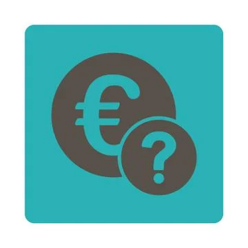 Euro status icon Stock Illustration