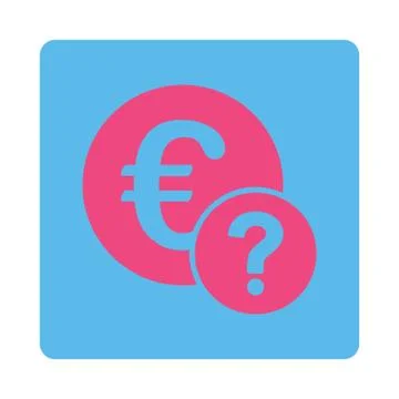 Euro status icon Stock Illustration