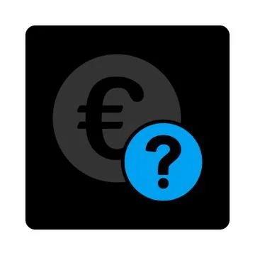 Euro status icon Stock Illustration
