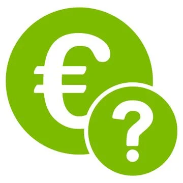 Euro status icon Stock Illustration
