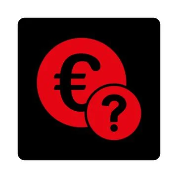 Euro status icon Stock Illustration