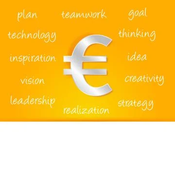 Euro strategy Stock Illustration