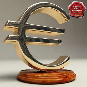 Euro symbol 3D Model