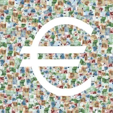 Euro symbol Stock Illustration