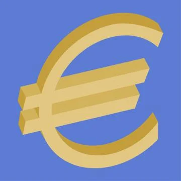 Euro symbol Stock Illustration