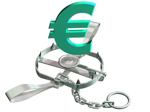 Euro trap Stock Illustration