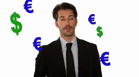 Euro vs u.s. dollar 動画素材 27793979