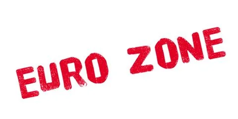 Euro Zone rubber stamp Stock Illustration