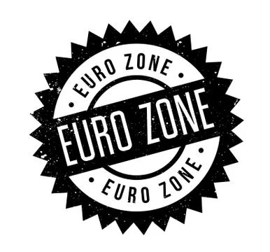 Euro Zone rubber stamp Stock Illustration