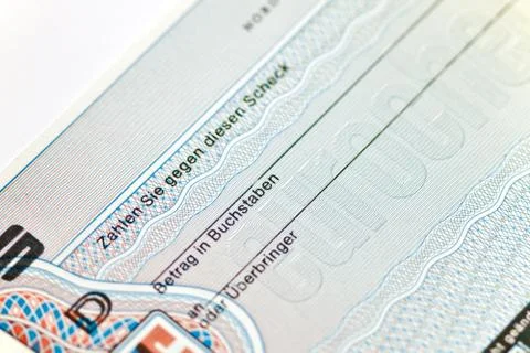 Eurocheque Stock Photos