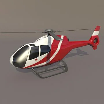Eurocopter Colibri EC-120B helicopter 3D Model