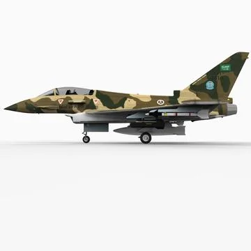 Eurofighter Typhoon, Saudi Version 3D Model