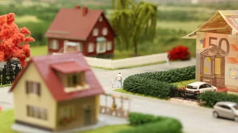 Eurohouse2 pan right1 Stock Footage 10878503