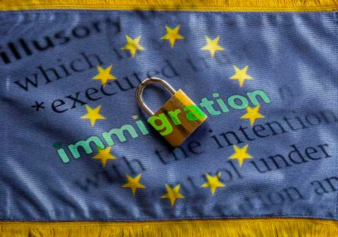 Europe closing Borders Stock Photos