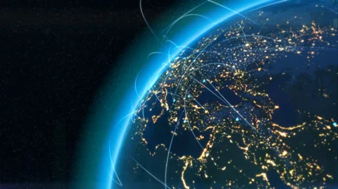 Europe communications. Stock Footage 62805165