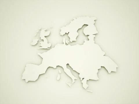 Europe continent Stock Illustration