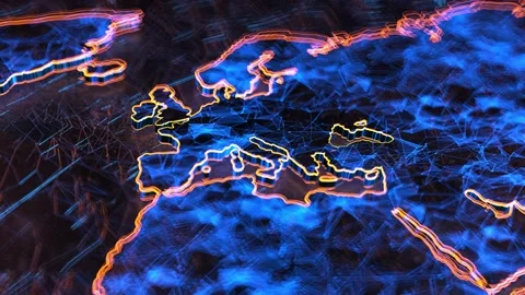 Europe cyber security network for information technology and cloud computing IOT Vidéo 165571440
